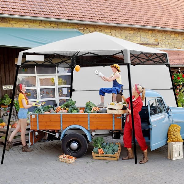 Pop-up Tält, 2.1m x 2.1m, Vit