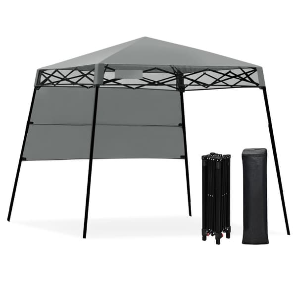 Pop-up telt, 2,1m x 2,1m, Grå