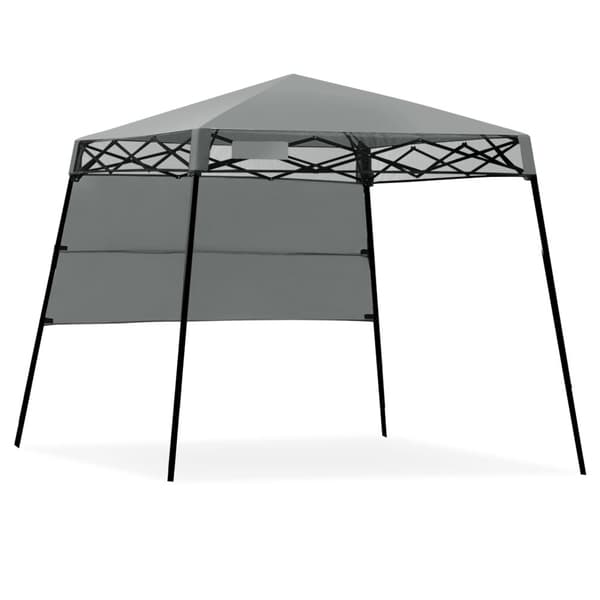 Pop-up telt, 2,1m x 2,1m, Grå