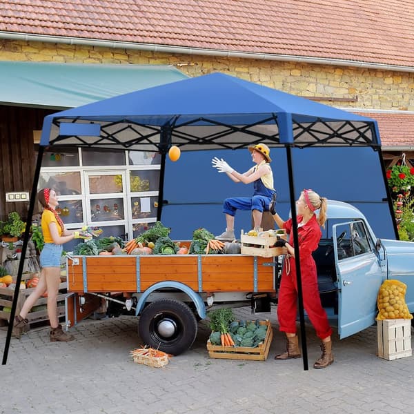 Pop-up tält, 210x210x210 cm, Blå