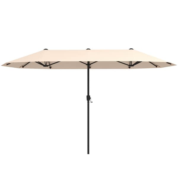 Uteparasoll, 13x7x7.3 ft, Beige
