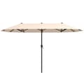Miniatyrbild 4 av 8: Uteparasoll, 13x7x7.3 ft, Beige