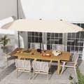 Miniatyrbild 2 av 8: Uteparasoll, 13x7x7.3 ft, Beige