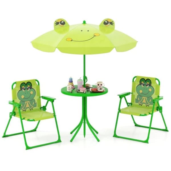 Picknickset, 20x20x20,5 tum, ljusgrön