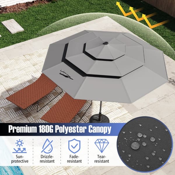 Patiovarjo, 10.3x8.2 ft, Harmaa