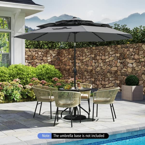 Patiovarjo, 10.3x8.2 ft, Harmaa