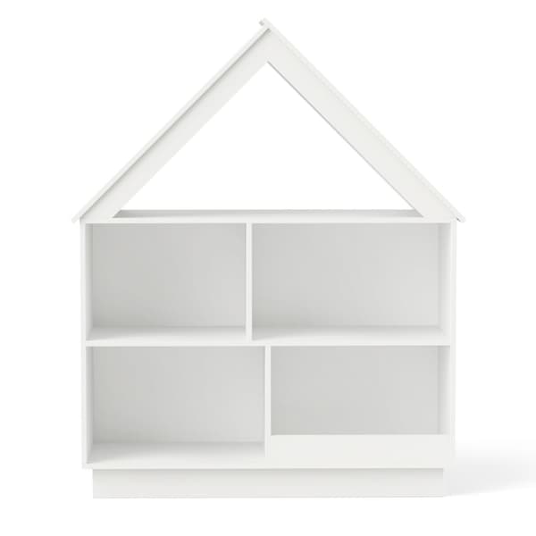 Leksaksförvaringsorganisatör, 34,5x13,5x42,5 cm, Vit