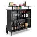 Miniatyrbillede 4 af 8: Spiritusbarbord, 48x20x42 tommer, Sort