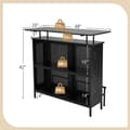 Miniatyrbillede 5 af 8: Spiritusbarbord, 48x20x42 tommer, Sort