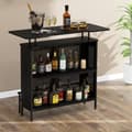 Miniatyrbillede 2 af 8: Spiritusbarbord, 48x20x42 tommer, Sort