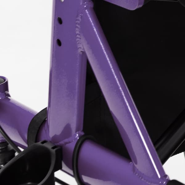 Rollator Walker, 30x25x32-37 tum, Lila