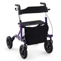 Miniatyrbild 1 av 8: Rollator Walker, 30x25x32-37 tum, Lila