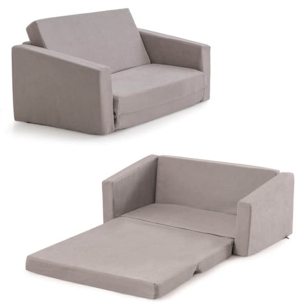 Barnens omvandlingsbar soffa, 30x17x16 tum, Grå