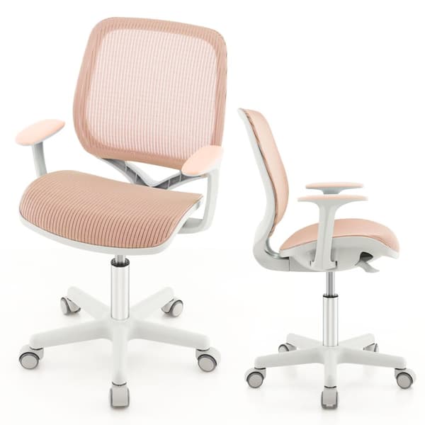 Børns computerstol, 22,5x22,5x31,5-36 tommer, Blå