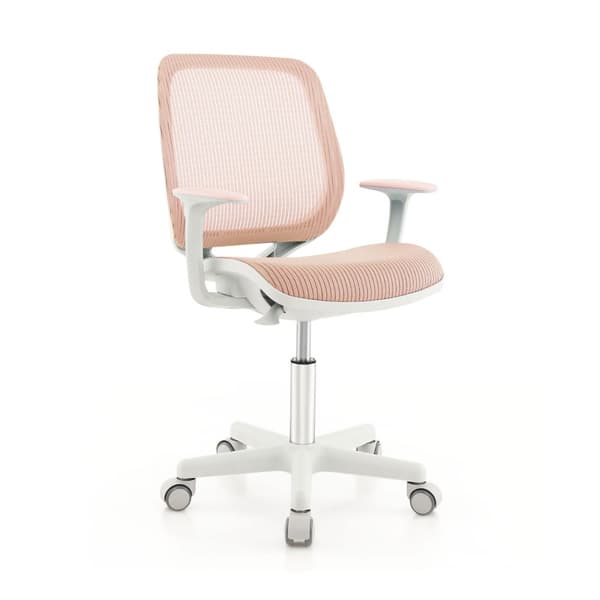 Børns computerstol, 22,5x22,5x31,5-36 tommer, Blå