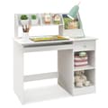 Miniatyrbillede 4 af 7: Børns studiebord, 35,5x18x35,5 tommer, Hvid