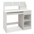 Miniatyrbillede 1 af 7: Børns studiebord, 35,5x18x35,5 tommer, Hvid