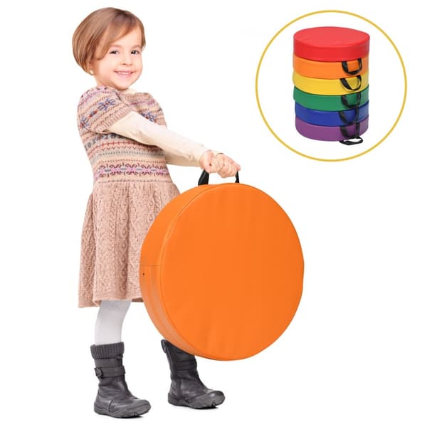 Gulvpuder, 15 tommer rundt, Toddler, Multifarvet