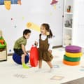Miniatyrbillede 2 af 8: Gulvpuder, 15 tommer rundt, Toddler, Multifarvet