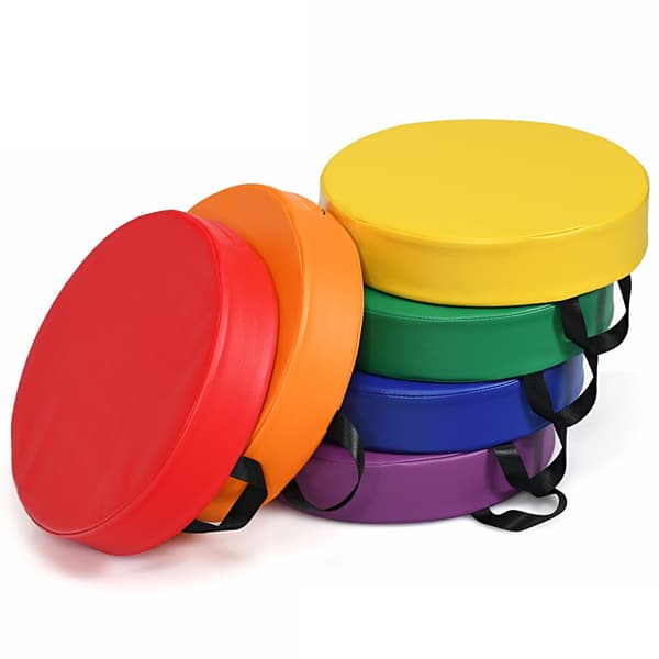 Gulvpuder, 15 tommer rundt, Toddler, Multifarvet