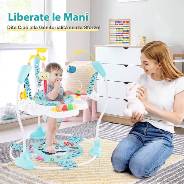 Babyleksakscenter, 87x87x94 cm, Mörkblå