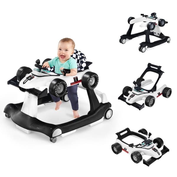 Baby Walker, 73x64x50.5/53.5/55.5 cm, Hvid