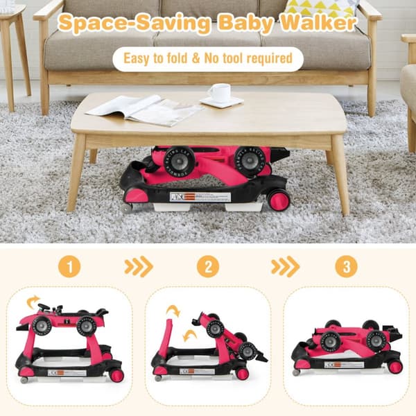 Baby Walker, 73x61x51.5/53.5/55.5 cm