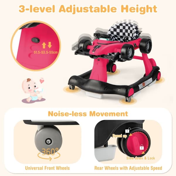 Baby Walker, 73x61x51.5/53.5/55.5 cm
