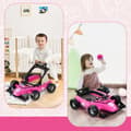 Miniatyrbillede 3 af 8: Aktivitets skubbevogn, 73x61x51.5/53.5/55.5 cm, Pink