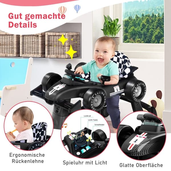 Babysitter, 73x61x51.5/53.5/55.5 cm, Svart