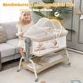 Miniatyrbillede 5 af 8: Mobil Babyseng, 101x56x89 cm, Beige