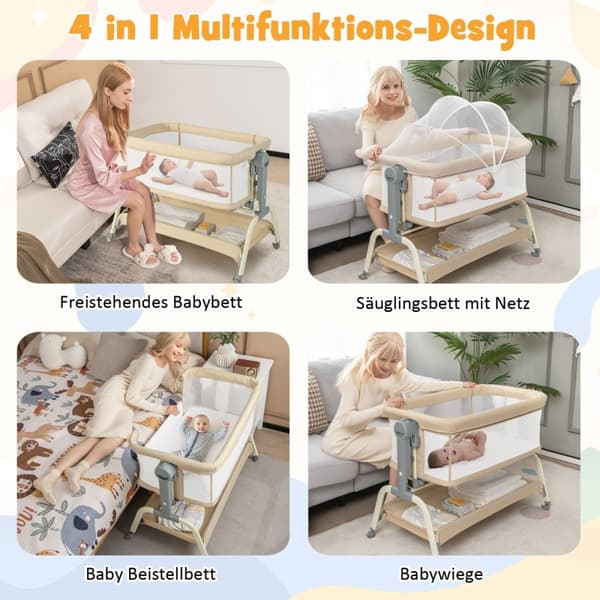 Mobil Babyseng, 101x56x89 cm, Beige