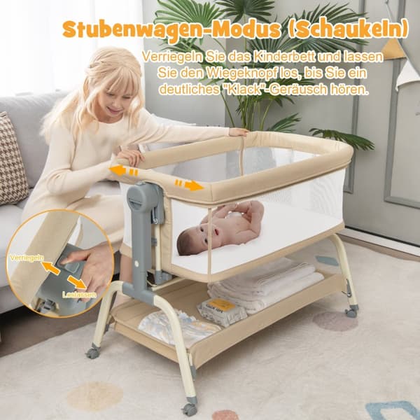 Mobil Babyseng, 101x56x89 cm, Beige