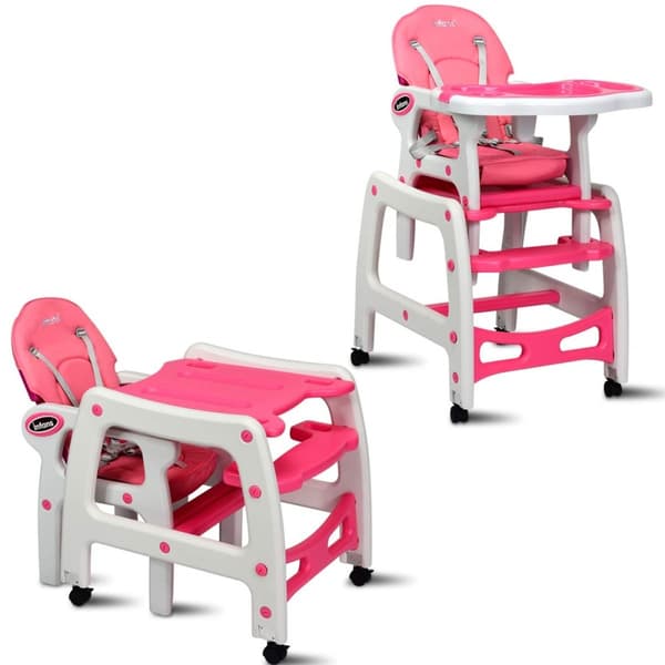 Barnmatstol, 20x23x40.5 tum, Rosa