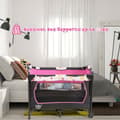 Miniatyrbillede 2 af 8: Baby Legeplads, 101x72x80 cm, Pink