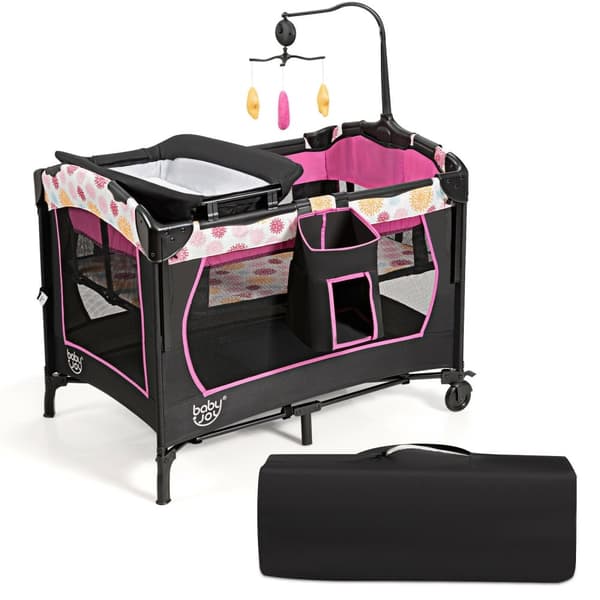 Baby Legeplads, 101x72x80 cm, Pink