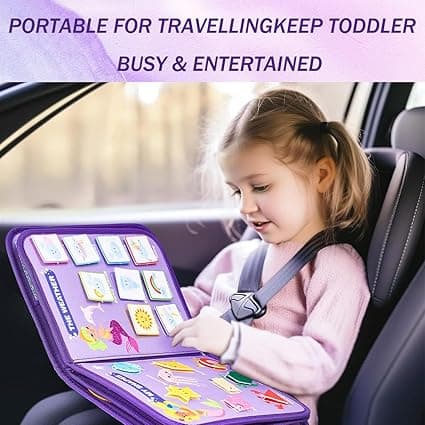 OBOSOE Montessori Busy Board 1-4-vuotiaille lapsille, aktiviteetti- ja kehittäviä leluja lapsille