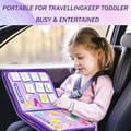Pikkukuva 6 / 7: OBOSOE Montessori Busy Board 1-4-vuotiaille lapsille, aktiviteetti- ja kehittäviä leluja lapsille