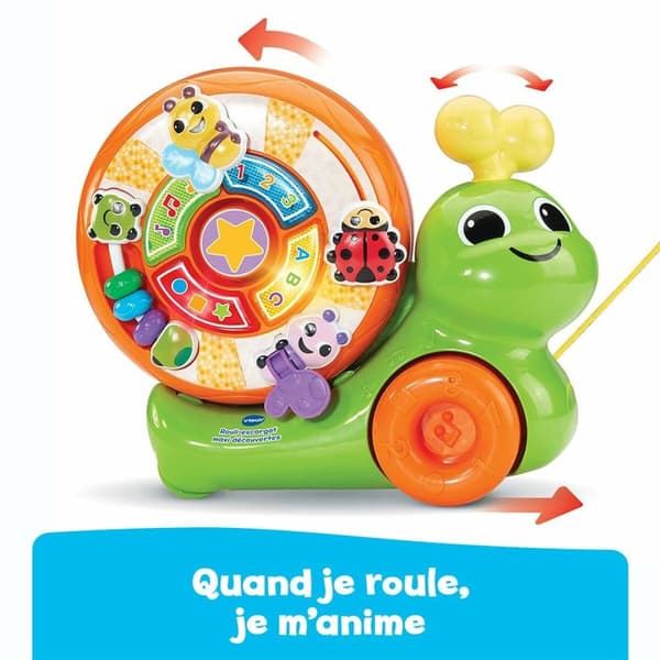 Skallra Vtech ROULI-ESCARGOT MAXI DISCOVERIES Snigel