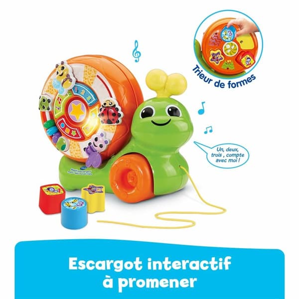 Skallra Vtech ROULI-ESCARGOT MAXI DISCOVERIES Snigel