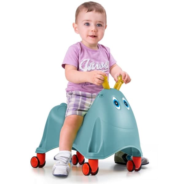 FEBER Ridebar Rollator Midlertidig Gåstol 360° Roterende Hjul 1+