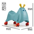 Miniatyrbillede 9 af 9: FEBER Ridebar Rollator Midlertidig Gåstol 360° Roterende Hjul 1+