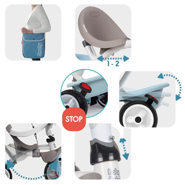 SMOBY Baby Balade Plus Trehjulet cykel Blå