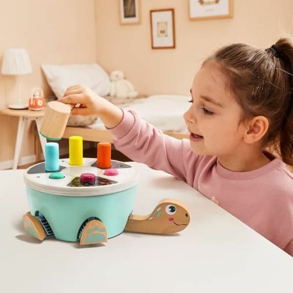 Färdighetsspel för bebisar TOP BRIGHT Tap-Tape