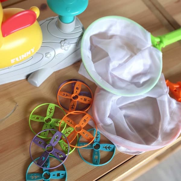 WOOPIE Arkadespil – Fang Frisbee Disc Launcher Gul