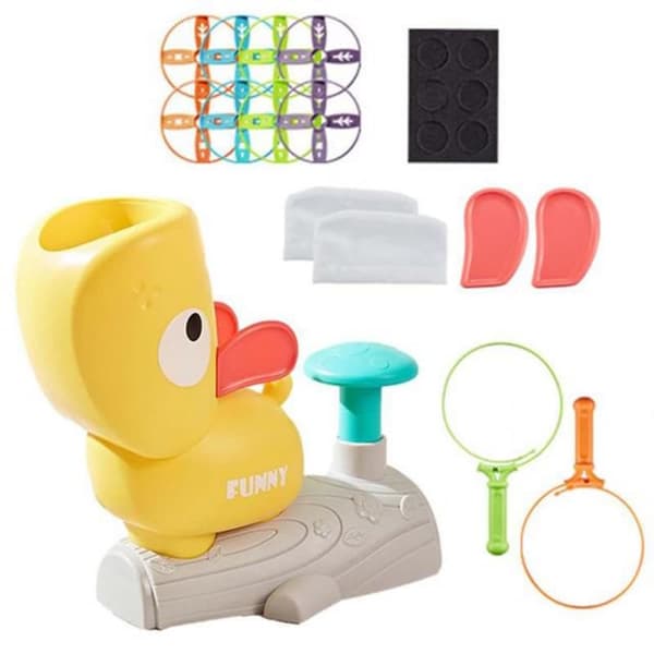 WOOPIE Arkadespil – Fang Frisbee Disc Launcher Gul