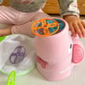 Miniatyrbillede 6 af 9: WOOPIE Arkadespil Catch Frisbee Disc Launcher Pink