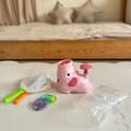 Miniatyrbillede 7 af 9: WOOPIE Arkadespil Catch Frisbee Disc Launcher Pink