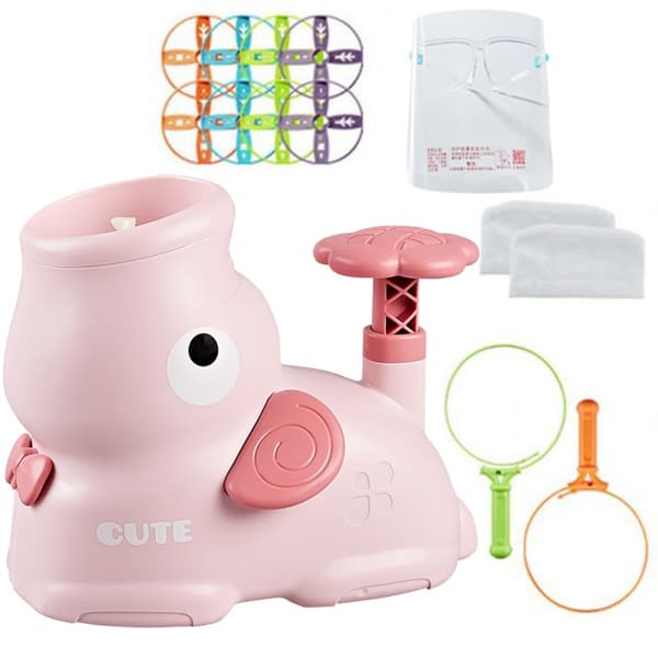 WOOPIE Arkadespil Catch Frisbee Disc Launcher Pink
