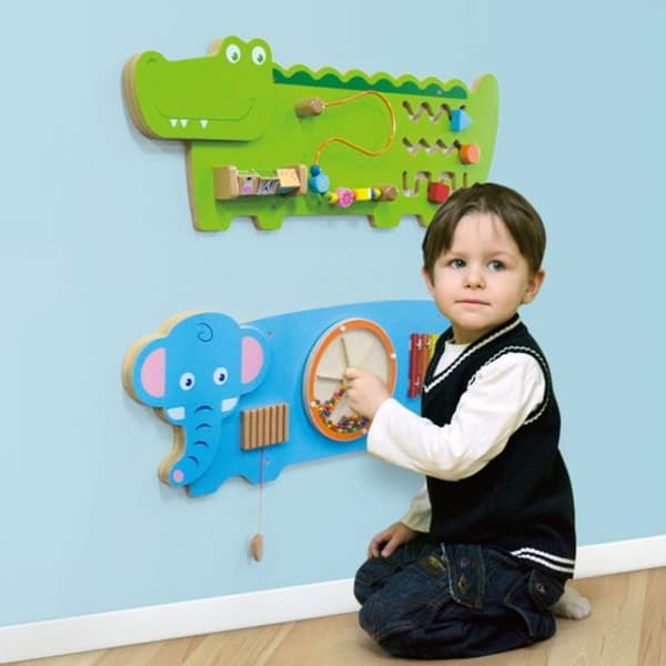 VIGA Sensory Board Elephant – FSC & Montessori